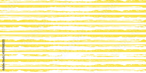 Beautiful seamless pattern with Orange yellow watercolor stripes. hand painted brush strokes, striped background. Vector illustration.