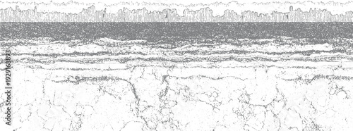 Abstract grayscale textured layers with detailed patterns and granular