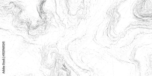 Detailed topographic contour map lines showing elevation changes and terrain topography