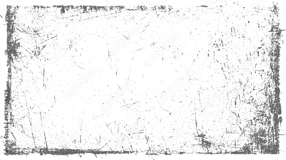 Obraz premium Grungy distressed texture overlay with scratches and speckles on white background grunge