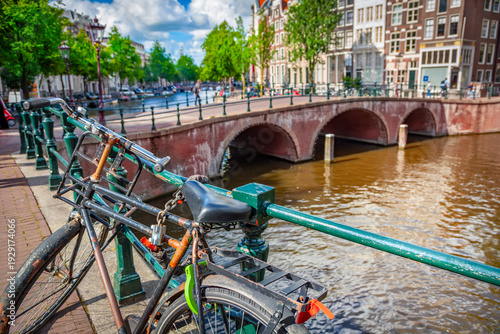 Wallpaper Mural Old vintage bike in Amsterdam Torontodigital.ca
