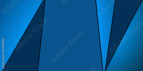 blue paper background overlap dimension vector illustration message board for text and message design modern website