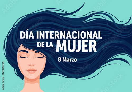 Da internacional de la mujer 8 marzo ilustracin