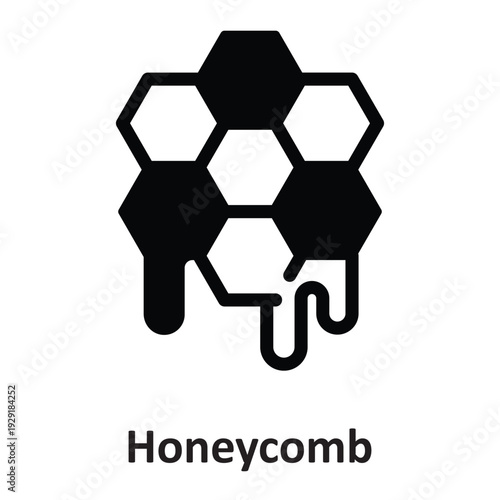 Honeycomb Vector Icon which can easily modify or edit