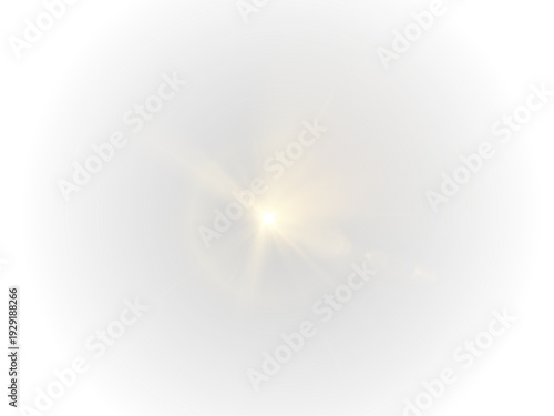 Electric yellow flash bursts with intense spotlight brilliance. Radiant beams expand dynamically through light fog. Perfect for dance music branding visuals.