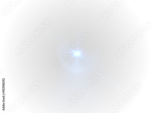 Εκτύπωση καμβά Blue strobe flash effect explodes with crisp radiant energy