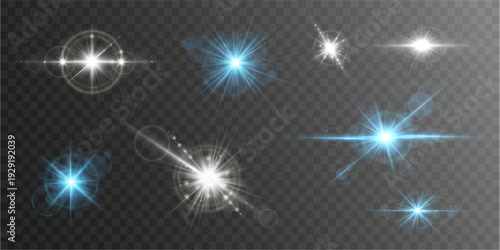 Sparkling frost light effect glistens with icy brilliance. Sharp crystalline rays extend with elegant symmetry. Subtle glow creates winter magic ambiance.