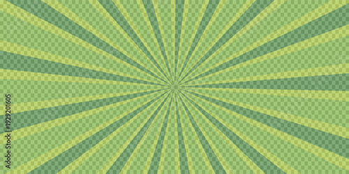 Sun rays, Old paper with stains - Vector