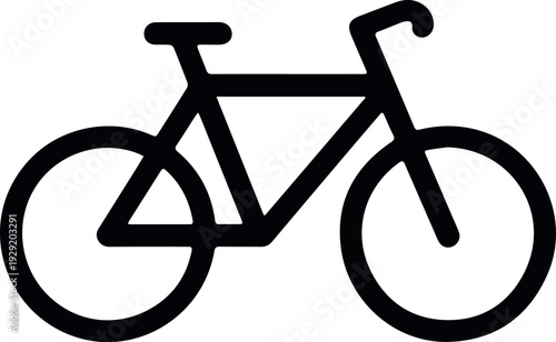 Bicycle courier and delivery service symbol