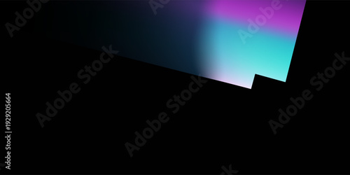3d rendering of purple and blue abstract geometric background. Scene for advertising, technology, showcase, banner, game, E-sport, cosmetic, business, metaverse. Sci-Fi Illustration. Product display
