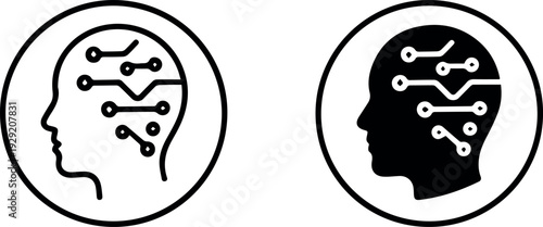 Heads with circuit profiles in circles