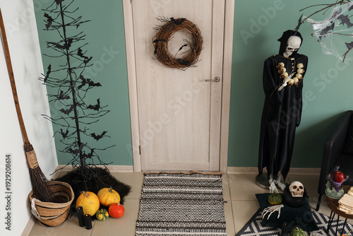 Interior of hallway decorat...