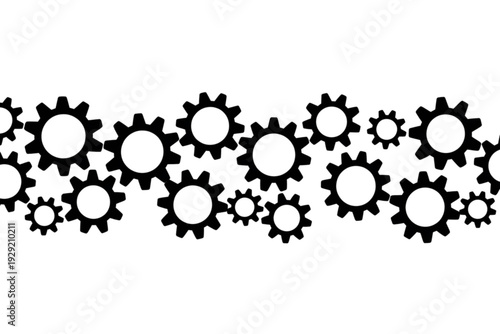 Intricate geometric pattern composed of interlocking circular segments. isolated on transparent background