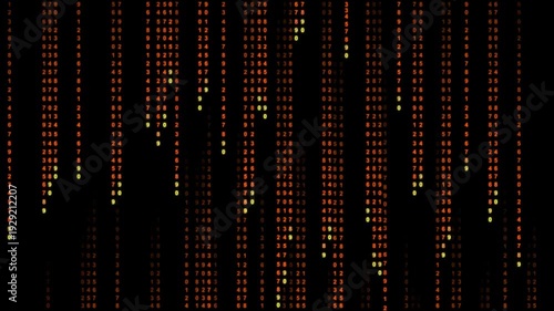 Wallpaper Mural Abstract Sunset Gradient Motion Video Background with Vibrant Orange and Yellow Lights in Motion Torontodigital.ca