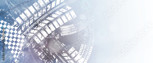 Abstract racing speed and sport background for  rally