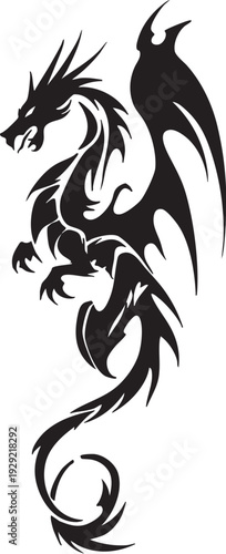 dragoan silhouette background