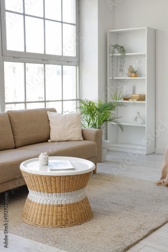 Interior of living room wit...