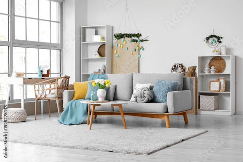 Interior of living room dec...
