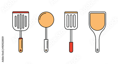 Pancake Turner Line dynamic abstract color