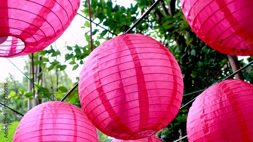 Red Lanterns for Lunar New Year and Lantern Festival