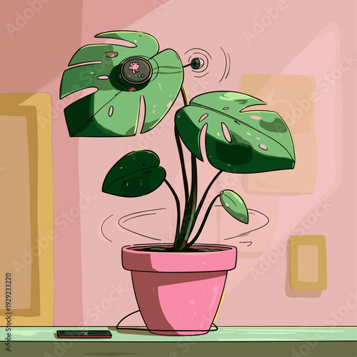 Smart Soil Sensor Monitoring Indoor Plant