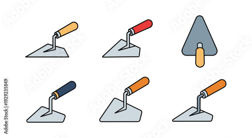 Notched Trowel Line soft tone color