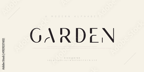 Abstract modern urban alphabet fonts. Typography sport, simple, technology, fashion, digital, future creative logo font. vector illustration