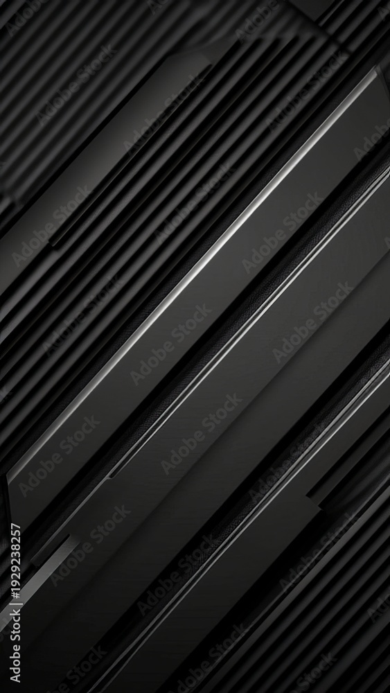 Obraz premium Dark Geometric Texture Background with Parallel Lines and Modern Pattern Design Elements