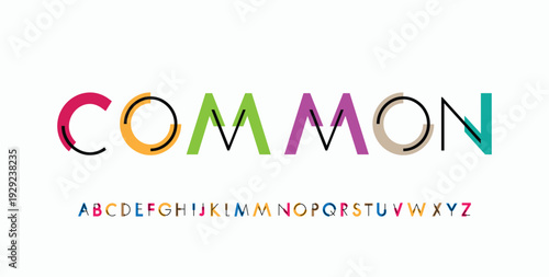 Colorful Cartoon Kids Font Alphabet. Fun Playful Bold Letters for Children Design, Posters, Games, Education, Birthday Party, Logo, Branding. Youthful typography. Vector typeset
