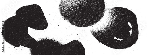 black graffiti arts on white bakcground 