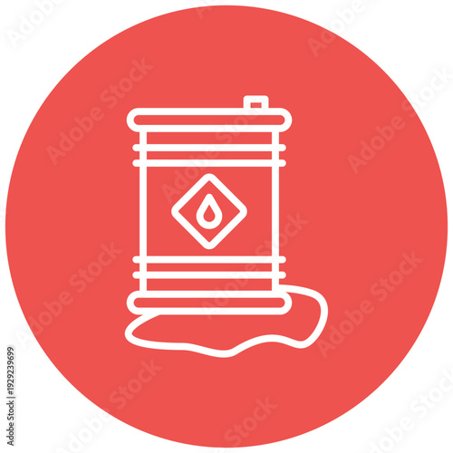 Barrel Leak Icon