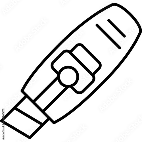 Cutter blade Outline Icon