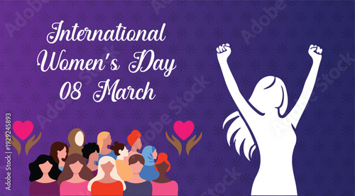 Women Empowerment Concept Illustration for International Women’s Day Celebration