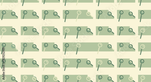 Pattern of Green Banknotes and Keys.