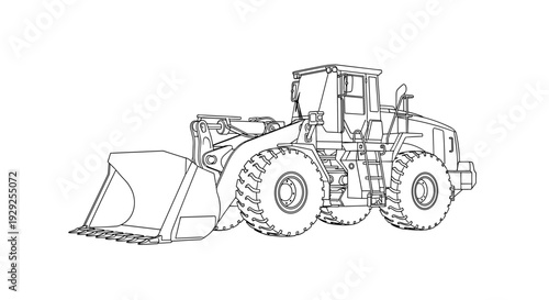 Front Loader Heavy Machinery Vehicle.