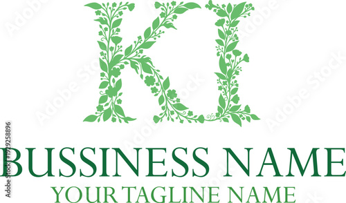 KI K ki initial logo | initial based abstract modern minimal creative logo, vector template image. luxury logotype logo, real estate homie logo. typography logo. initials logo