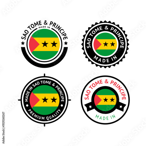 National flag of the of Sao Tome and Principe