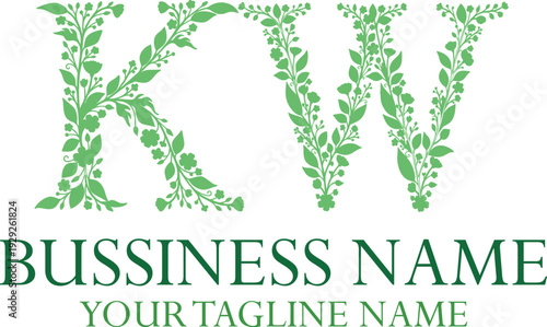 KW K kw initial logo | initial based abstract modern minimal creative logo, vector template image. luxury logotype logo, real estate homie logo. typography logo. initials logo