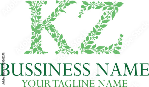 KZ K kz initial logo | initial based abstract modern minimal creative logo, vector template image. luxury logotype logo, real estate homie logo. typography logo. initials logo