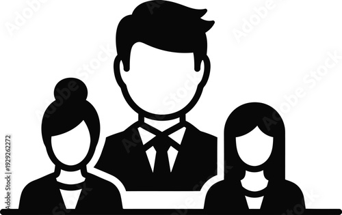 Professional Business Team Icon Vector Corporate Management Group Avatar Leader. International day of argania