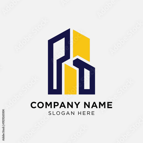 Modern Company Logo Design Template.