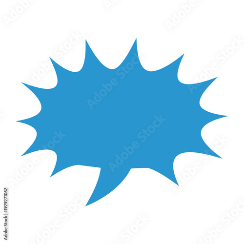 Explosive Communication: A dynamic, eye-catching speech bubble bursts with vibrant color, ready to convey messages and ignite engaging dialogues.