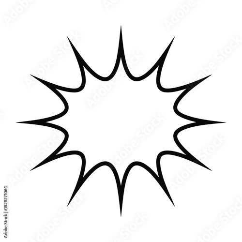 Explosive Communication: A dynamic speech bubble bursts forth, radiating energy and highlighting the power of words.