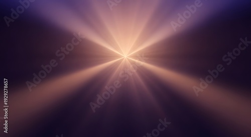 Abstract Purple Golden Light Burst Background