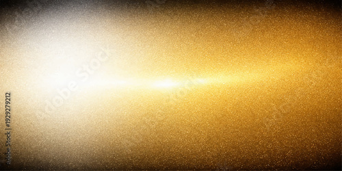 Gold metal texture background with shiny light rays