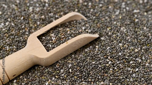  video of chia seeds in the background