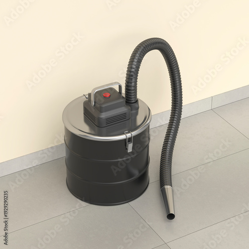 Wallpaper Mural Pellet stove ash vacuum cleaner on tiled floor in a room Torontodigital.ca
