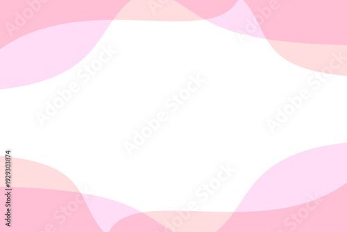 ピンクの抽象ウェーブフレーム背景