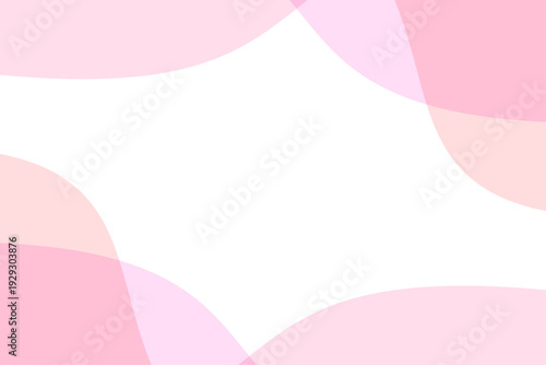 ピンクの抽象ウェーブフレーム背景