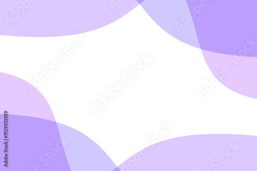 紫の抽象ウェーブフレーム背景